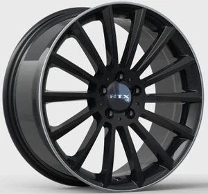 20 inch 20x8.5 RTX MB-02 Gloss Black with Machined Lip wheel rim 5x112 +38 - Picture 1 of 1