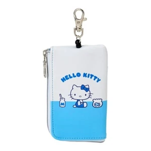 (ASK availability first)SANRIO Hello Kitty Key & Pass Pouch Milk (Light Blue) - Picture 1 of 5