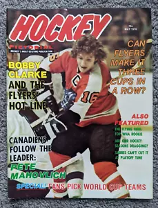 VTG 1976 MAY HOCKEY PICTORIAL MAGAZINE NHL HOF EXC BOBBY CLARKE MAHOVICH +MORE - Picture 1 of 3