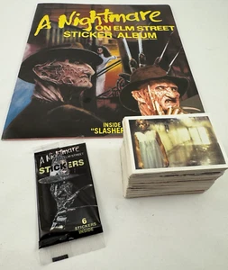 1984 NIGHTMARE ON ELM STREET COMIC BILDER STICKERALBUM & KARTEN 264 SET - Bild 1 von 8