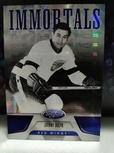 Johnny Bucyk 2011-12 Certified Immortals Mirror Blue 57/99 #163 - Picture 1 of 2