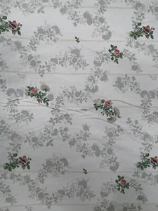Rosebud Shadow Vine Cotton Fabric – 32” Wide - Picture 1 of 2