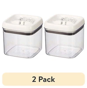 (2 pack) Canister - 4.5 Cup Square Food Storage Container - Picture 1 of 6