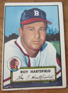 1952 Topps Baseball - # 264 Roy Hartsfield, 2B, Boston Braves