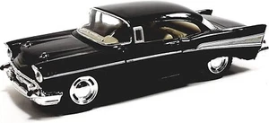 Kinsmart Chevy Bel Air 1957 Jet Black Hardtop 1/40 Scale Diecast Car - Picture 1 of 3