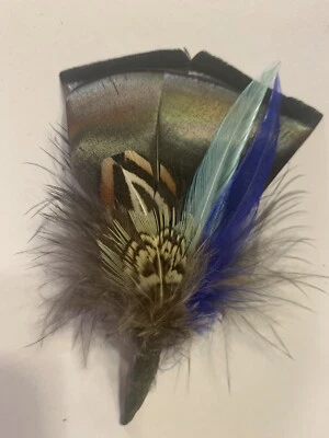 Plumas para Derbys Fedoras Sombrero de Vaquero Accesorios Sillín Árabe Horse Show  Foto 1 de 3