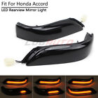 For Honda Accord 2008-2013 Smoke LED Side Mirror Light Dynamic Turn Signal Lamp
