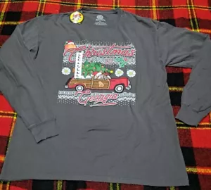 T-shirt manica lunga Buc-ees Natale in Georgia grigia taglia large adulto - Foto 1 di 5