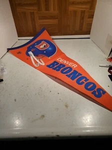 "Vintage NFL Denver Broncos Wimpel - 30"" - Bild 1 von 5