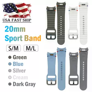 Original 20mm Sport Band Smartwatch Strap For Samsung Galaxy Watch 4 / 5 / 6 / 7 - Picture 1 of 15