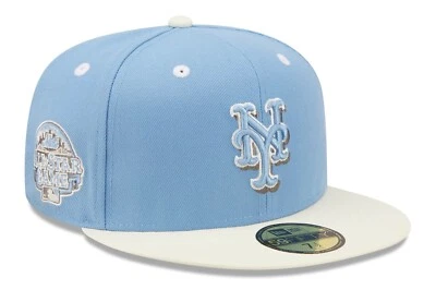 New Era New York Mets Summit 5950 Hat 2013 All Star Patch Size 7 3/4 Graphite UV - Image 1 of 4