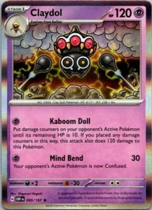 Claydol 095/197 Rare Holo Pokemon Obsidian Flames NM - Picture 1 of 2