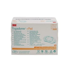 3M (3582E) Tegaderm + Almohadilla Película Apósito con Almohadilla No Adherente, 50 por Caja - Imagen 1 de 4