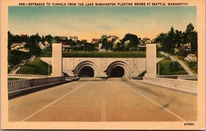 Entrance Tunnels Lake Washington Floating Bridge, Seattle Washington PC - Picture 1 of 2