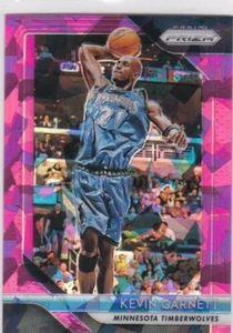 KEVIN GARNETT 2018 RARE PINK CRACKED ICE PRIZMS Variation Basketball Card KG HOF - Picture 1 of 2