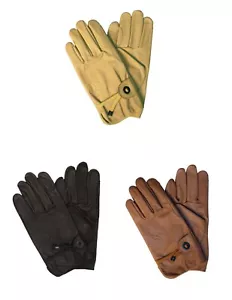 Guanti in pelle Scippis, guanti guanti da equitazione western XXS-XL nero marrone tan - Foto 1 di 4