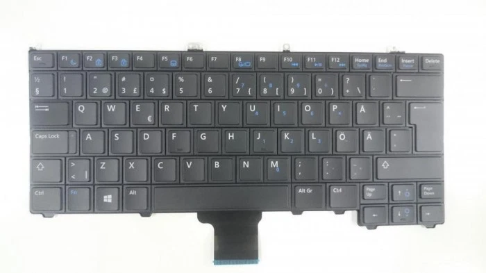DELL W31VN Latitude E7240 Swedish Keyboard - Image 1 of 1