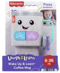 TAZZA DA CAFFÈ FISHER-PRICE RIUGH LEARN WAKE UP LEARN - Foto 1 di 4