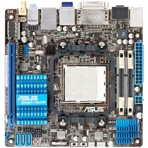 ASUS M4A88T-I DELUXE SocketAM 3 Mini-ITX WiFi para Phenom II Athlon II DDR3 SDRAM - Imagen 1 de 6