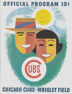 PITTSBURGH PIRATES-CHICAGO CUBS 1956 SCORECARD-PROGRAM/BANKS RBI/RON CLINE CG - Picture 1 of 3