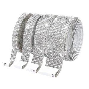 Cinta de diamante autoadhesiva en rollo, cinta brillante, hecha a mano, hágalo usted mismo 9402 - Imagen 1 de 6