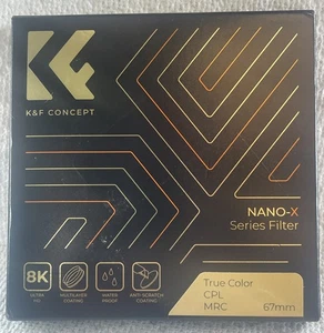 K&F Concept CPL True Color Polarisator Linsenfilter Circular Polarisation Nano-X 67mm - Bild 1 von 9