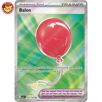 Balloon MA1 167/126 Mega Evolution SR Pokemon Indonesia - Image 1 of 3