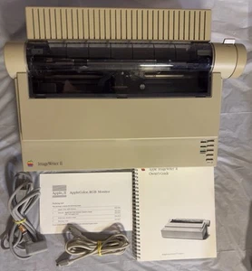 Vintage Apple ImageWriter II Nadeldrucker A9M0320 - getestet Einschalten funktioniert - Bild 1 von 14