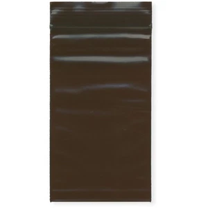 Plymor 3" x 5", 3 Mil Amber UV Zipper Reclosable Plastic Bags - Picture 1 of 4