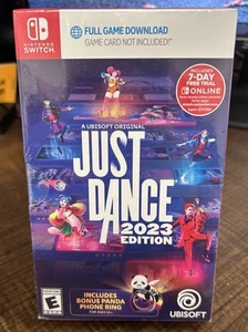 **Just Dance 2023 Edition with Panda Phone Ring** Nintendo Switch NEW & SEALED - Picture 1 of 3