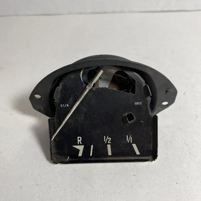 1 VDO Fuel Gauge in Speedometer 37/8 VW 1968-1979 Beetle, Super, Thing Untested - Image 1 of 4