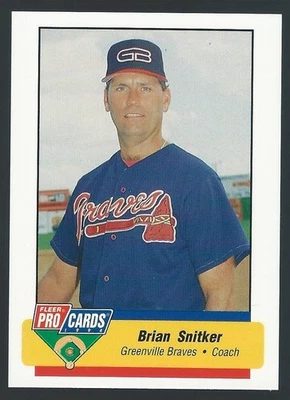 Brian Snitker 1994 ProCards Greenville Braves #431 Minor League Baseball Card - Image 1 of 2