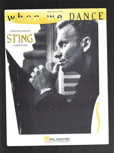 Partituras antiguas Sting When We Dance 1994 Gordon Sumner - Imagen 1 de 1