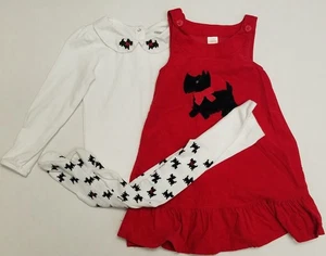 Gymboree Girls/Boys 3pc Jumper Dress/ Top & Bottom Set - Picture 1 of 11