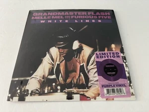 Grandmaster Flash Melle Mel & The Furious 5 White Lines Vinyl 7" Purple VinylNEw - Picture 1 of 2
