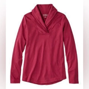 Damen L.L.Bean Pullover, Langarm Schalkragen Gr. Large Reg #1796 - Bild 1 von 7