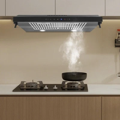 30" Under Cabinet Range Hood 900 CFM, Dual Motor Stainless Steel Kitchen Vent - Image 1 of 4