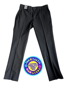 MENS DRESS PANTS. REACTION BY KENNETH COLE. SLIM BLACK SKINNY FIT. 34"W x 29"L - Picture 1 of 13