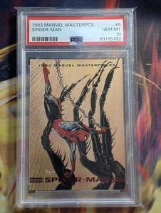 1993 Marvel Masterpieces Spider-Man Card #5 Skybox PSA 10 - Picture 1 of 2