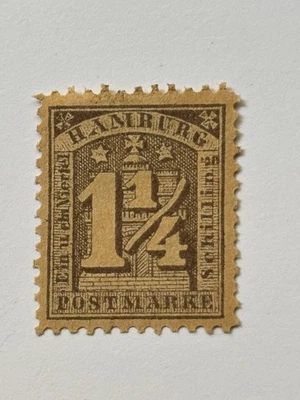 German States - Hamburg - Scott #22b (1864-65) MH - Free Shipping - Image 1 of 2