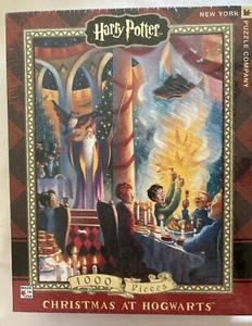 Harry Potter Christmas At Hogwarts 1000 Piece Jigsaw Puzzle New Sealed NYPC - Picture 1 of 3