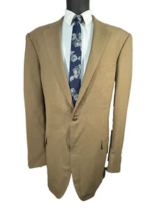 Chaqueta Blazer Abrigo Deportivo Clásico STAFFORD Para Hombres Marrón Mezcla Lana GRANDE Y ALTO 48XL - Imagen 1 de 10
