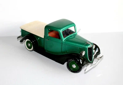 SOLIDO - FORD V8 - PICK-UP PICKUP - ECH 1/19 - VOITURE MINIATURE MADE IN FRANCE - Photo 1/4