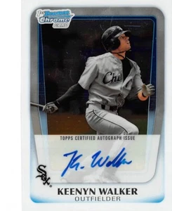 2011 Bowman Chrome Draft Prospect Autographs #KWA Keenyn Walker - Picture 1 of 3