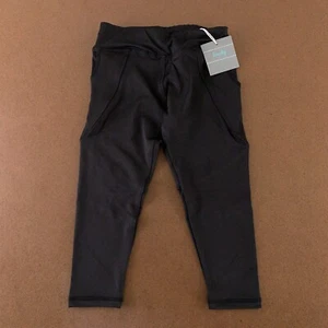 Honesty Girls Size 7 Black Pull On Pocketed Athletic Leggings NWT - Picture 1 of 3