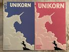 UNIKORN #1 SET OF 2 COVER 1ST 2ND PRINT ARMORY FILMS OPTIONED SCOUT COMICBOOK BA