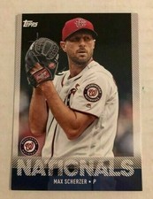 2020 Topps Utz Max Scherzer Rare Regional SP Nationals