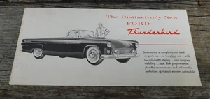 Ford Thunderbird 1954 folleto original OEM - Imagen 1 de 2
