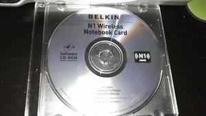 {Belkin} N1 Wireless Notebook Card Software CD-ROM - Picture 1 of 1