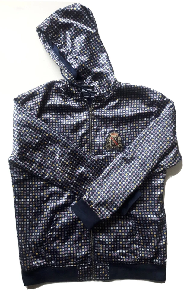 ENYCE Y2K Sudadera con Capucha Cremallera Completa Años 90 Para Hombre Talla 2XL Foto 1 de 3